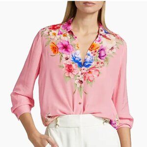 Elie Tahari Floral Blouse